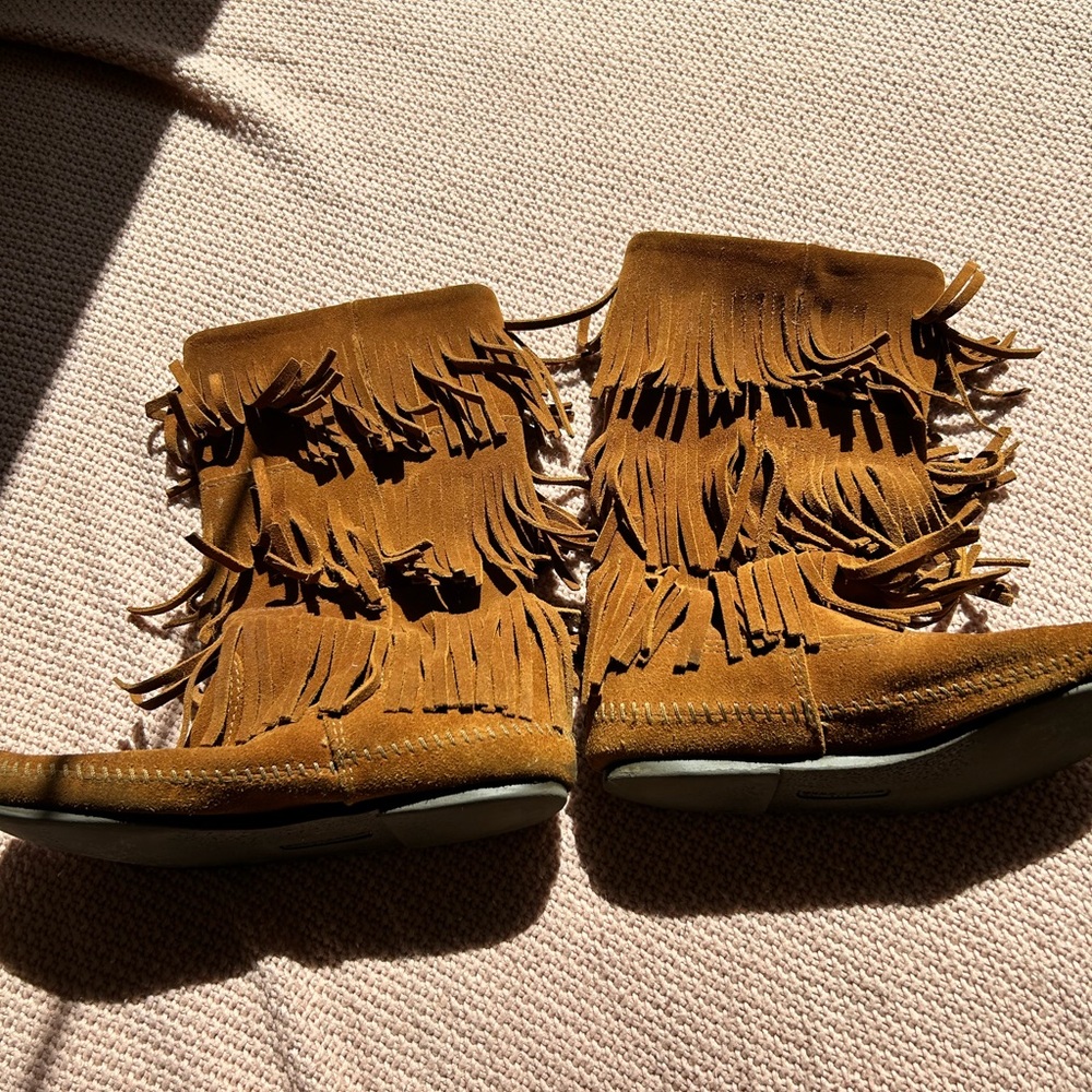 Minnetonka 3-Layer Fringe Boot - image 3